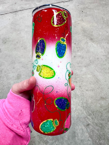 Christmas Lights Tumbler