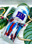Red and Blue NY Team Love 30oz Tumbler
